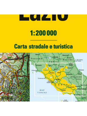 Lazio 1:200.000. Carta stradale e turistica. Ediz. multilingue